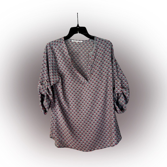 Collective Concepts Blouse 3/4 Sleeve By Size: Medium - Picture 1 of 3